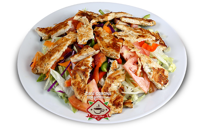 Garden Salad with Grilled Chicken